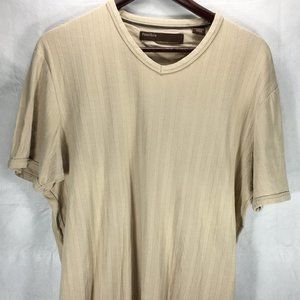 PERRY ELLIS L SHORT SLEEVE PREMIUM RIBBED SHIRT